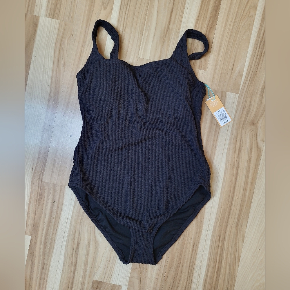 Kona Sol One Piece Black Swimsuit